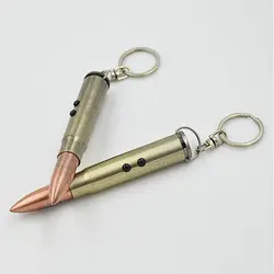 Тактическая Ручка Универсальный Открытый самообороны фонарик пуля Shaped тактическая ручка для самообороны EDC свет + шариковая + брелок