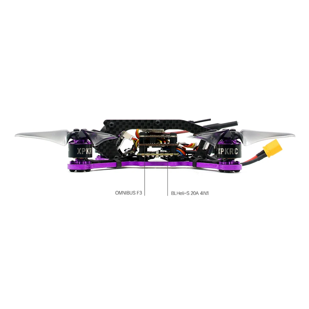 Xpkrc X3 бесщеточный FPV Racing Drone версия PNP Полетный контроллер омнибус F4 игровые джойстики 20A Mini 4 в 1 BLheli_s ESC(2-4 S LiPo