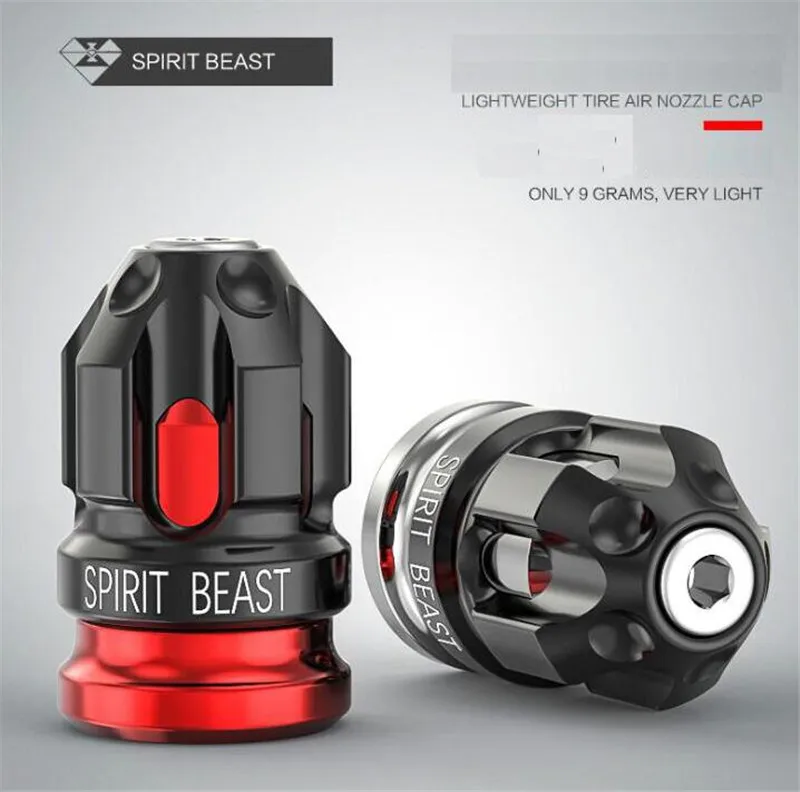 

SPIRIT BEAST Universal Motorcycle Wheel Gas Nozzle Cover Tire Valve Gap Cap Fit Motorcross Scooter Dirt Bikes ATV&Quad 2pcs/lot