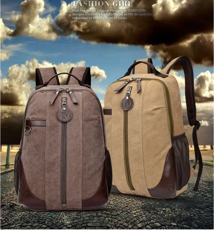 Оптовая продажа Новый холст рюкзак сумка в стиле ретро повседневные ноутбук рюкзак дорожная Сумка многофункциональная сумка единичный