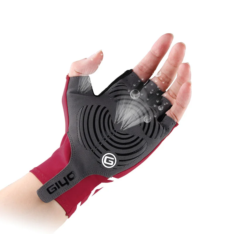 GIYO Gel Pad Cycling Gloves Bike Half Finger Gloves Shockproof Road MTB Outdoor Sport Guantes Ciclismo Bicycle Half Gloves GIYO Gel Pad Cycling Gloves Bike Half Finger Gloves Shockproof Road MTB Outdoor Sport Guantes Ciclismo Bicycle Half Gloves