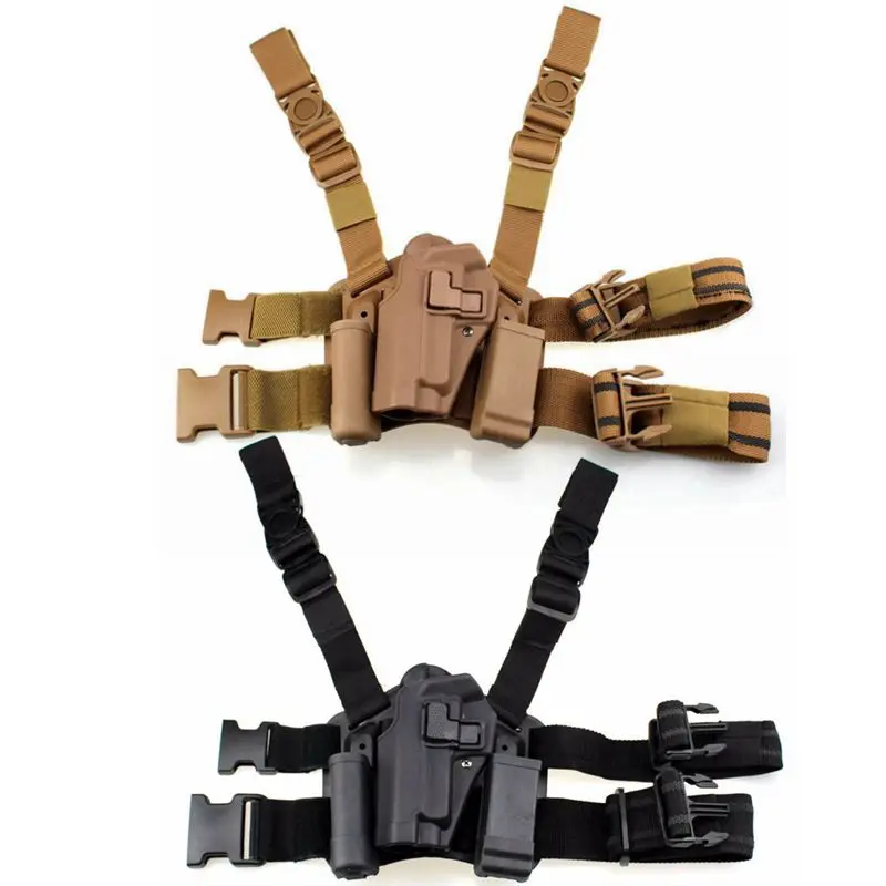 2018 Tactical Pistol Drop Leg Thigh Holster w/ Magazine Pouch Left Hand Outdoor Hunting Camping Gun Holster for Sig Sauer P226
2018 Tactical Pistol Drop Leg Thigh Holster w/ Magazine Pouch Left Hand Outdoor Hunting Camping Gun Holster for Sig Sauer P226