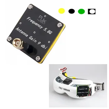 

RJX 5.8G 9dBi High Gain 90 Degree FPV Receiver RX Flat Patch Antenna RP-SMA (SMA) Male for FPV Racing Drone