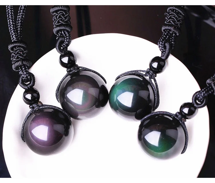 Black-Obsidian-Rainbow-Eye-Beads-Ball-Necklace_01
