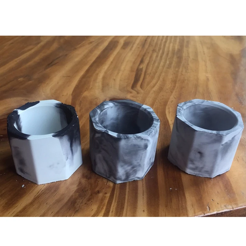 

2019 New Silicone Cactus Flower Pot Mold Ceramic Clay Craft Casting Concrete Cup Mould Supplies Green Color
