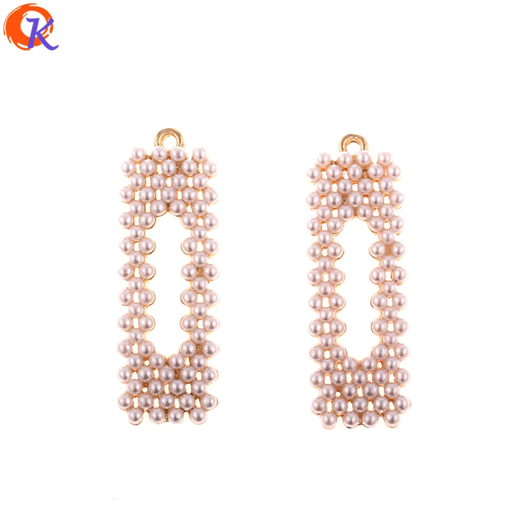 

Cordial Design 30Pcs 13*36MM Jewelry Accessories/Earring Making/Imitation Pearl/Rectangle Shape/DIY/Hand Made/Earring Findings