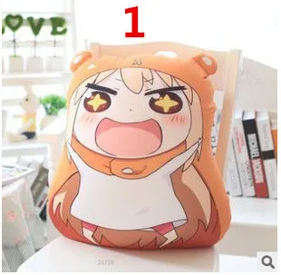 Kawaii Sankaku Head Himouto Umaru Chan Umaru Doma Cosplay MARMOT Velvet And Humanoid Plush Stuffed Animal Kids Toys Doll