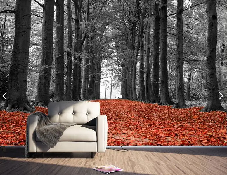 

Black White Tree Mural Landscape Modern Wallpaper Roll 3D Photo Wallpapers for Living Room Wall Decor Wallcoverings 3d Custom