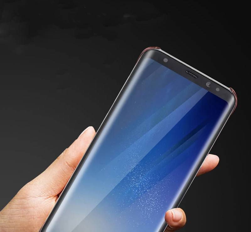 Чехол для телефона samsung Galaxy S8+ S8 Plus G9550 SM-G9 SM-G955 GALAXY S8 Прозрачный жесткий чехол 6 цветов