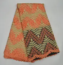 Item No.SPS225,free shipping African guipure lace fabric,latest pattern embroidered cord lace fabric for party dress!
