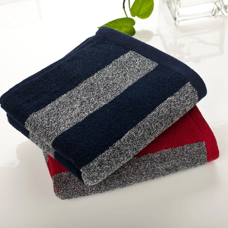 Factory direct sale article 34x75cm 100g of 100 cotton towel stripe