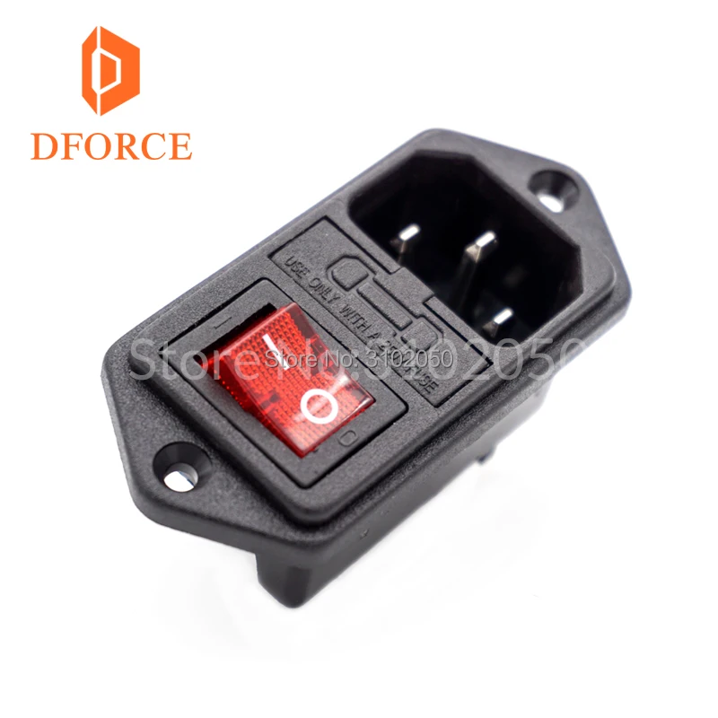 DFORCE 1 шт. Запчасти для 3D принтера Trianglelab 10A 250 в 3 предохранитель переменного тока