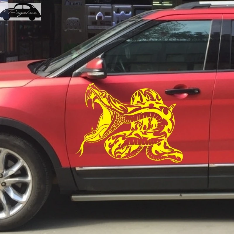 Buy Pegatina Snake Decal Cobra Car Door Sticker Car