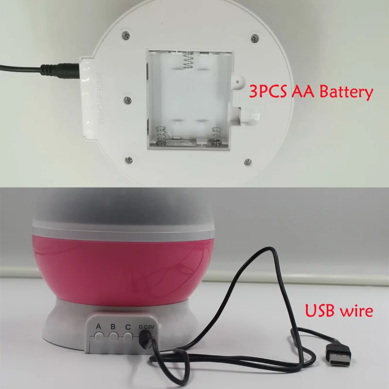 USB светодиодный вращающийся Ночной светильник, проектор, спин, звездное небо, звезда, луна, лампа для детей, для сна, романтические вечерние Проекционные Лампы