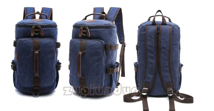 Рюкзак-ведро для ноутбука, холщовый рюкзак для мужчин, дорожный багажный рюкзак, сумка для мужчин, ноутбук, рюкзак Mochila, многофункциональный рюкзак