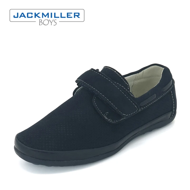 

Jackmillerboys children boy Shoes breathable Dress flats Blue loafer PU Leather kid School Students Shoes Russian size 31-36