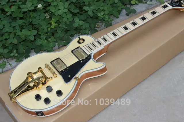 Cheap Wholesale custom DIY electric guitar lp colour  of paragraph of EMS free shipping Tremolo