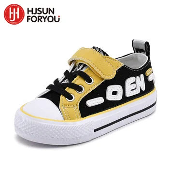 

2020 Hot Children Canvas Shoes Boy Girls Breathable Footwear Casual Sports Shoes Soft Outdoor Kids Fashion Sneakers Size 25-37