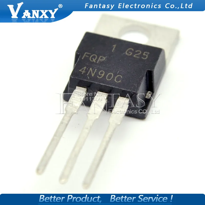 10 шт. FQP4N90C TO220 4N90C FQP4N90 4N90 TO 220|shipping free|c c |