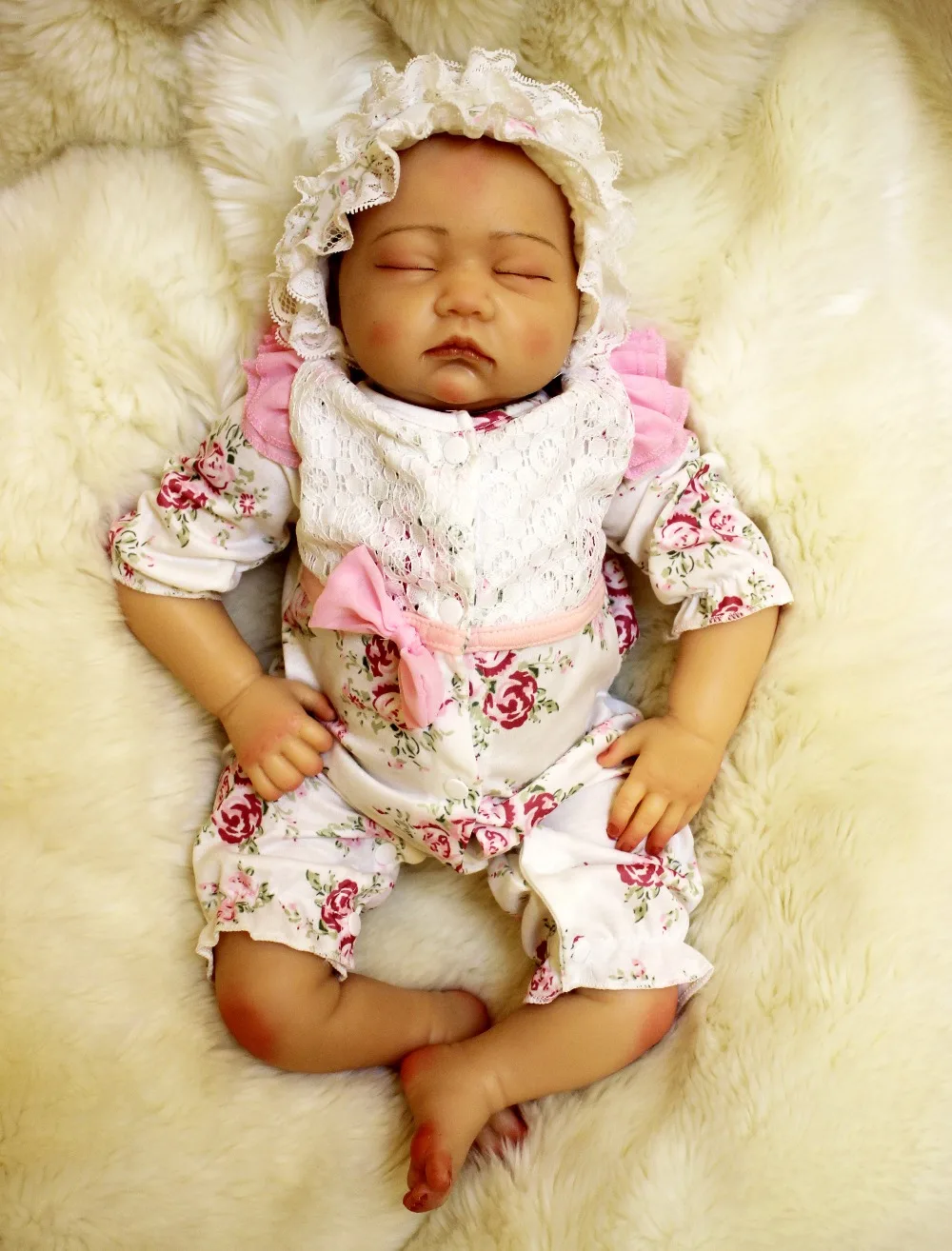 50 см цельная силиконовая кукла Reborn Baby Doll игрушка 20 дюймов Мягкая Реалистичная настоящая человеческая кожа bebes Reborn Boutique куклы для новорожденных подарок