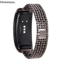 HIPERDEAL Нержавеющая сталь нтс для samsung Шестерни Fit2 Pro ремешок браслет аксессуары 185 мм запястье ремешок для часов с инструментом ST20