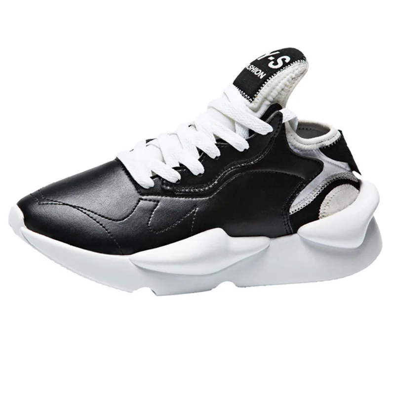 BomKinta, спортивная обувь для бега, мужская, брендовый носок, кроссовки на шнуровке, дышащие, для пробежек, для мальчиков, крутая прогулочная обувь - Цвет: Black B