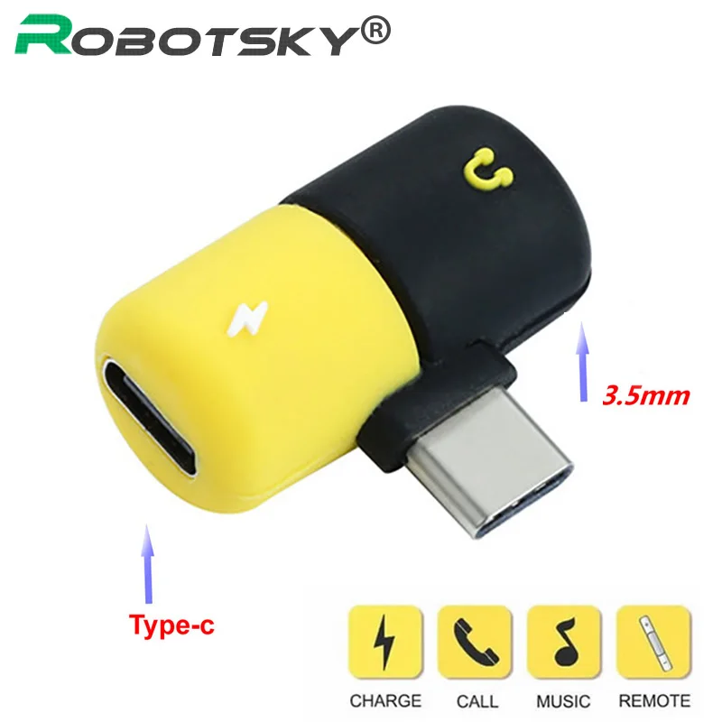 

USB Type C to 3.5mm Jack Converter Type-c USB-C Audio Adapter Earphone Cable for Samsung Letv Xiaomi Huawei LG