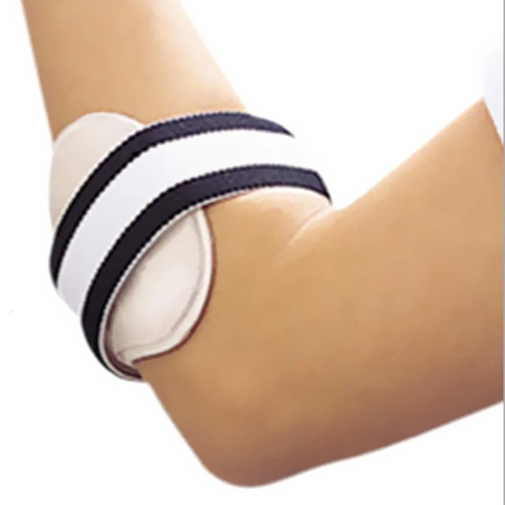 Adjustable Tennis Elbow Support Epicondylitis Clasp Pain Relief(White