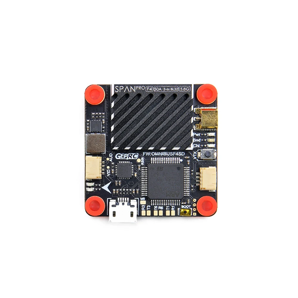 Контроллер полета GEPRC SPAN F405 48CH VTX AIO плата FC 30 5*30 5 мм OMNIBUSF4SD пожарная посуда для FPV