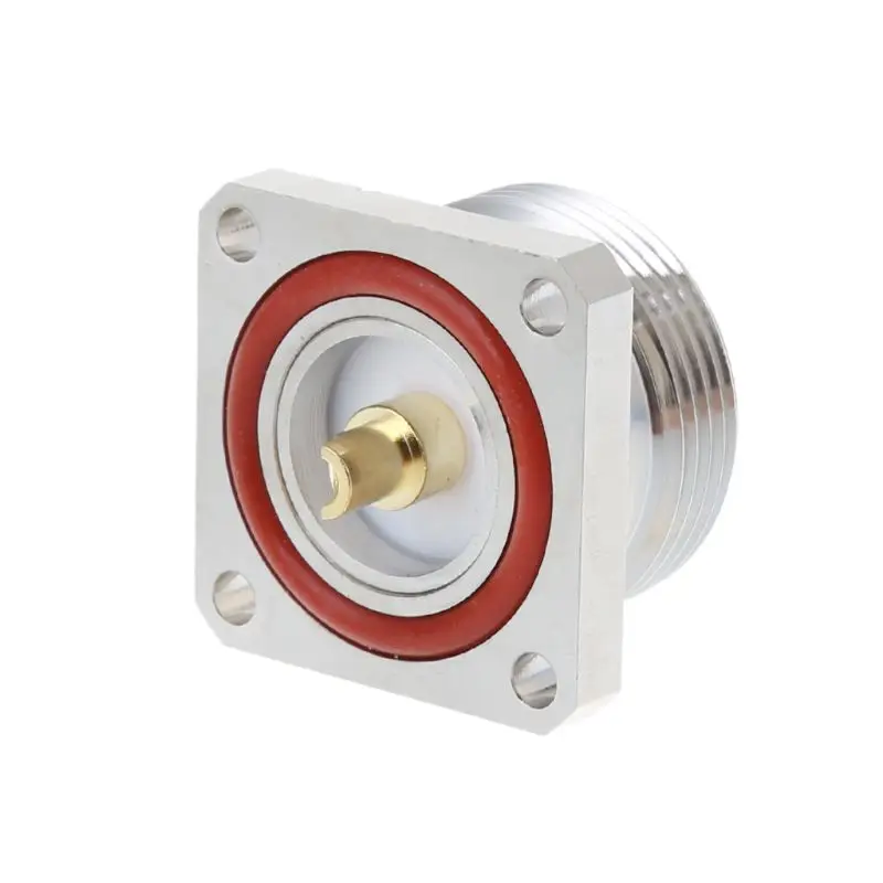 

L29 7/16 Din Female Jack Center Connector With 4 Holes Flange Deck Solder Cup RF Coax Adapter