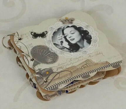 Free Shipping Elegant And Vintage Of Manual Photo Album Scrapbook Handmade Diy Photo Album Scrapbook Kit Album Photo Album Salesalbum Digital Aliexpress