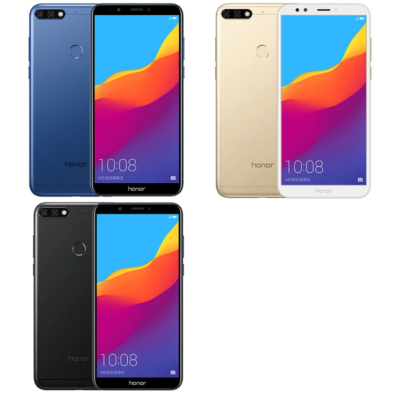 Фонарик Honor 7C 3 ГБ 32 распознавание лица 5 99 дюйма Восьмиядерный процессор Snapdragon 450