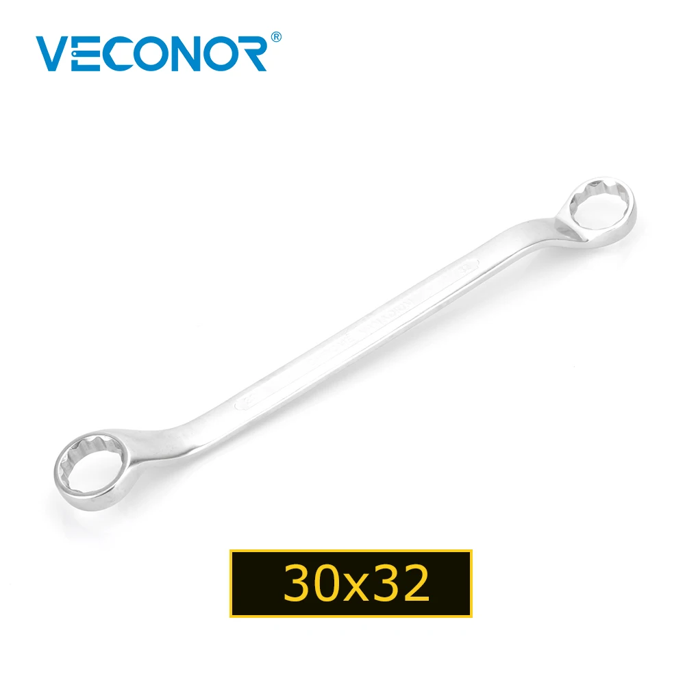 

Veconor 30x32mm Double Offset Box End Wrench Metric Daul Head Double Ring Handle Spanner Home / Car Repair Hand Tools 30 32 mm