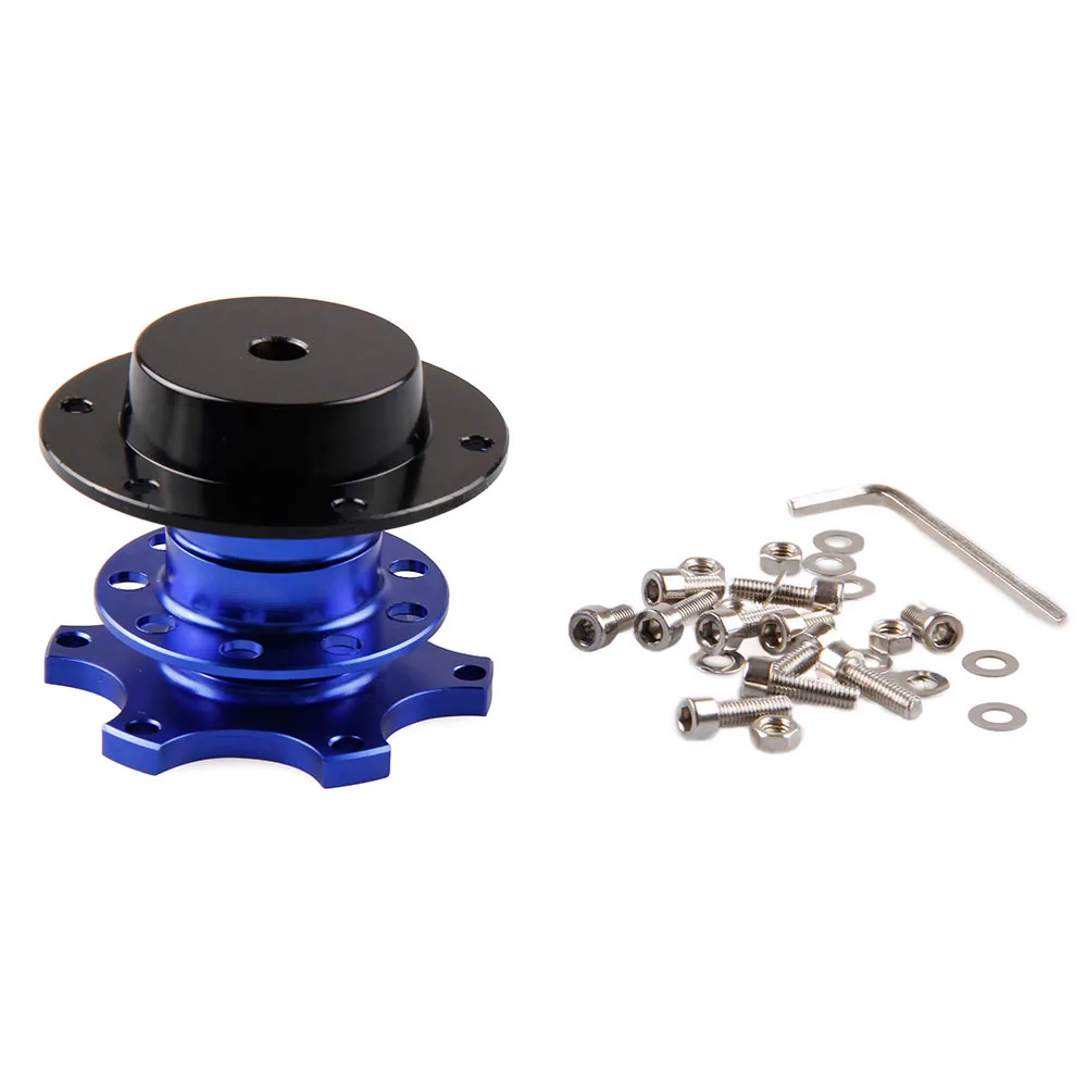 

New Steering Wheel Quick Release snap off hub adapter Steering Wheel Hub Boss Kit: GOLD BLACK RED BLUE Silver YC100338