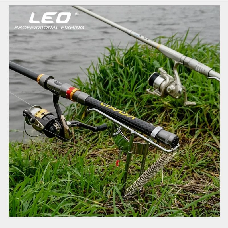 Fishing Rod Holder 47cm Stainless Steel Automatic Rod Holder Outdoor Fishing Essential tools All Metal Strengthened
