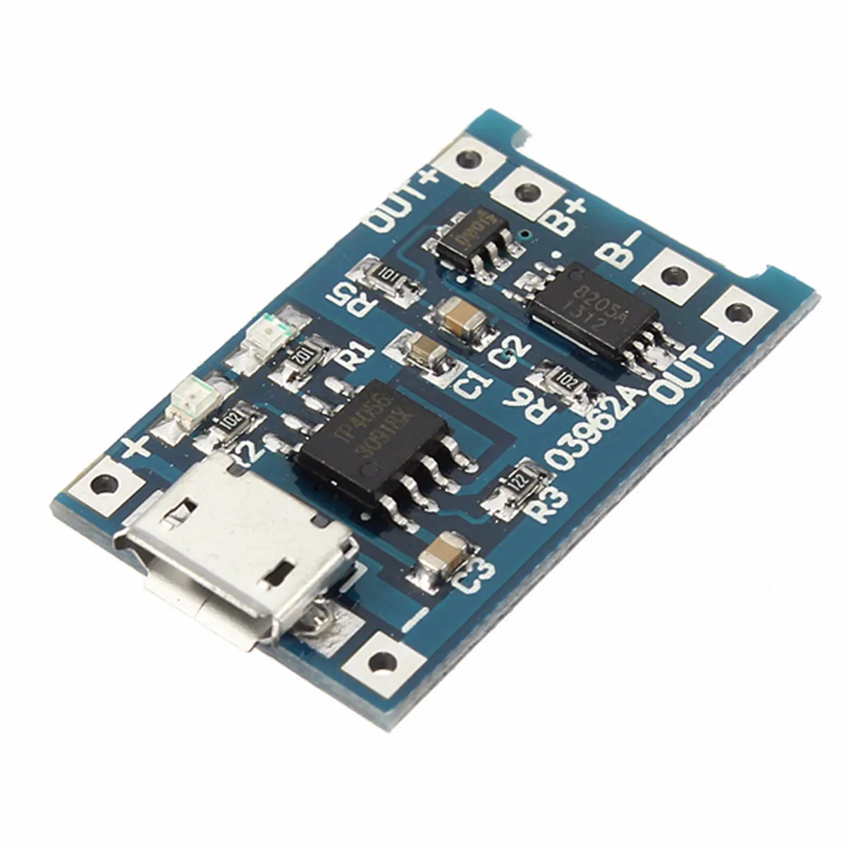 1 шт. зарядная плата для литиевой батареи 5 В А Micro USB 18650 модуль зарядного