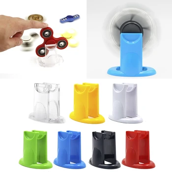

Fidget Spinner Holder New Design For Hand Spinner Antistress Toy Holder EDC Finger Spiner Gyro Mount 7 Colors Free Shpping