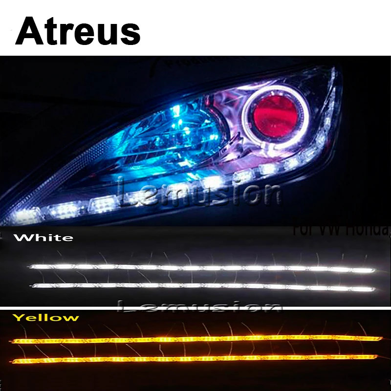 Автомобильная светодиодная Хрустальная водная лампа Atreus DRL дневные ходовые огни