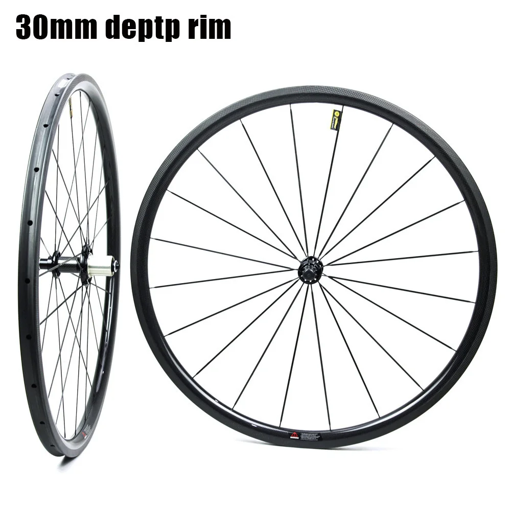 Best 700c Carbon Road Bike Wheel 30mm 38mm 47mm 50mm 60mm 88mm Tubeless Clincher Tubular Powerway J-bend R13 hub Pillar 1423 Spoke 8