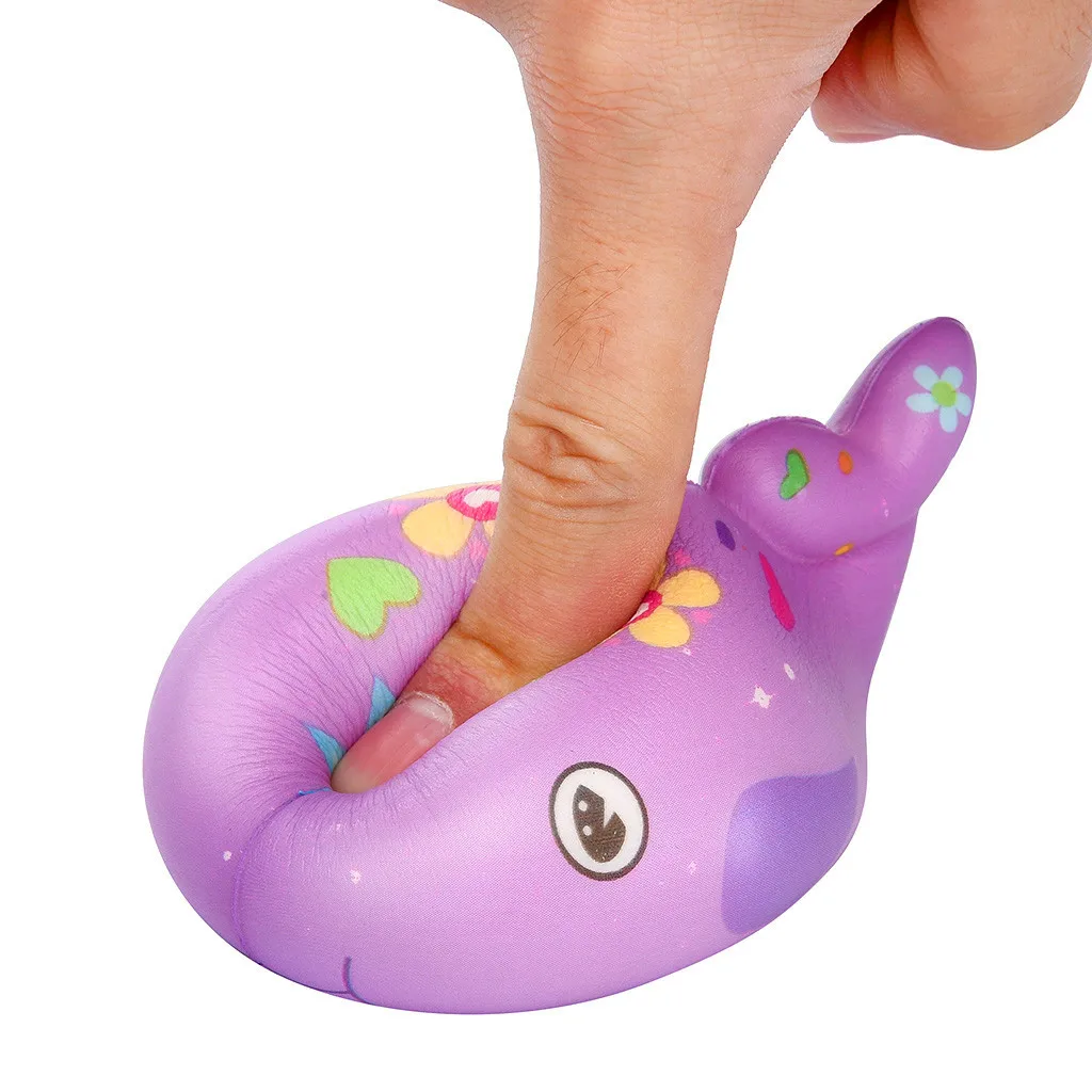 Kawaii Narwhal Squishy Slow Rising Cream Scented Gifts Squish For Stress Relief Wholsale Kids Toys