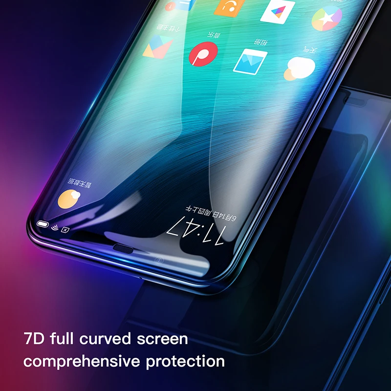 Baseus 0,3 мм Тонкое защитное стекло с полным покрытием для Xiao mi 8 9 Защита экрана 3D поверхность закаленное стекло для Xiaomi mi 8 mi 9