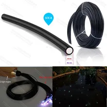 Заводская фабрика 8 мм конец излучающий светильник ing пластиковый оптоволоконный кабель оптический для наружного наводнения светильник