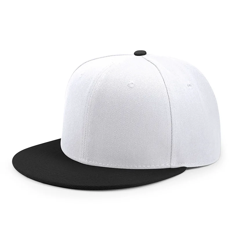 Хип-Хоп плоская кепка, одноцветная бейсбольная кепка с заплатками для взрослых, Женская и Мужская бейсболка с логотипом на заказ, простая Кепка, 33 цвета