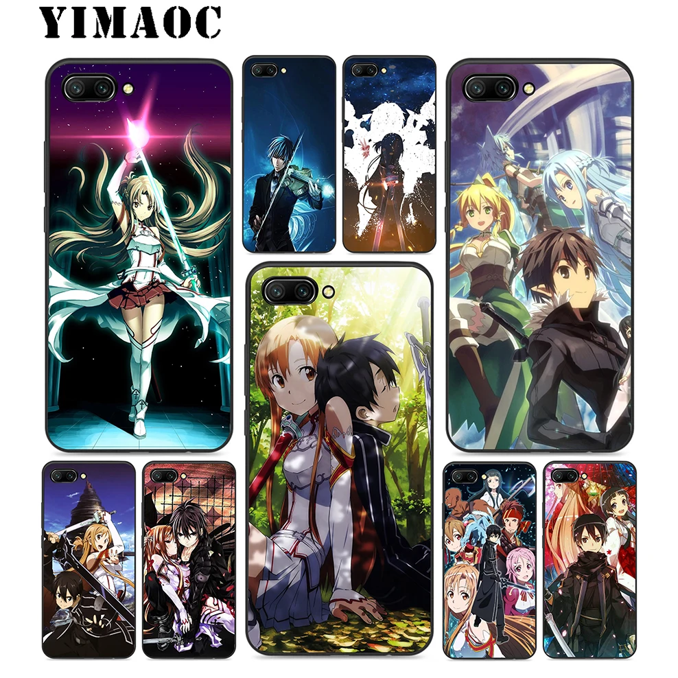 YIMAOC Sword Art Online Soft Silicone Case For Huawei Honor Mate 10 P20 P10 P9 P8 P Smart Y6 6A 7A 7X 7C Lite Pro 2017 2018 |