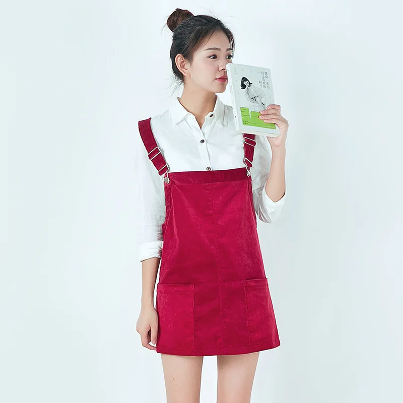 corduroy overall dress girls