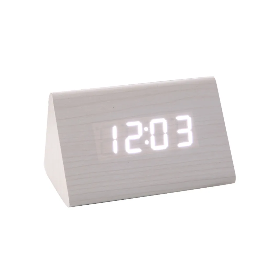 

Creative Temperature Display Sounds Control Electronic LED Alarm Clock Feb 13 P30