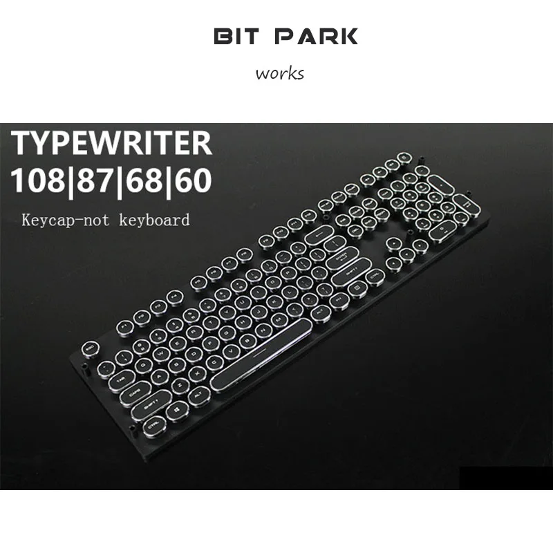 

Keycaps Set for Mechanical Keyboard Gaming Keyboard Keycaps 60/68/87/108 keys US Layout Keycaps Retro Vintage Style
