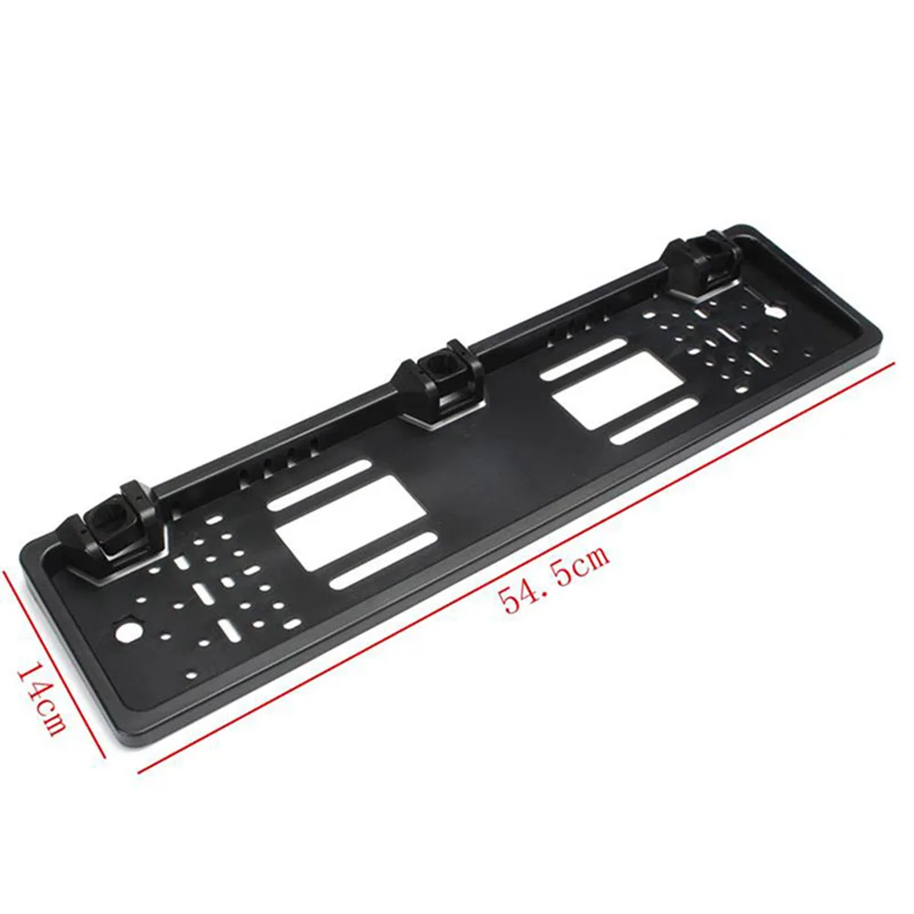 Auto Rearview System European License Plate Video Parking Sensor Reversing Radar with HD Rear View Backup Camera No Drill Holes