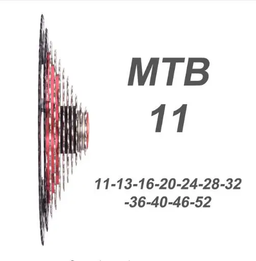 2018 جديد MTB 11 سرعة L كاسيت 11 ثانية 11-52 طن واسعة نسبة الدراجة الجبلية Freewheel دراجة أجزاء ل k7 X1 XO1 XX1 m9000 رخيصة DH