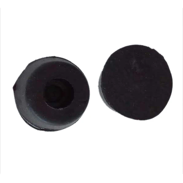 10 шт. 17 мм x 10 мм конические Встраиваемые Резиновые накладки на ножки Чехлы для мангала черный